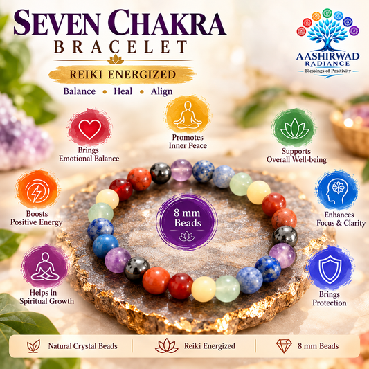 Seven Chakra Bracelet – Reiki Energized