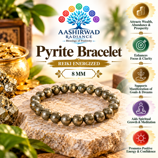 Pyrite Bracelet – Reiki Energized