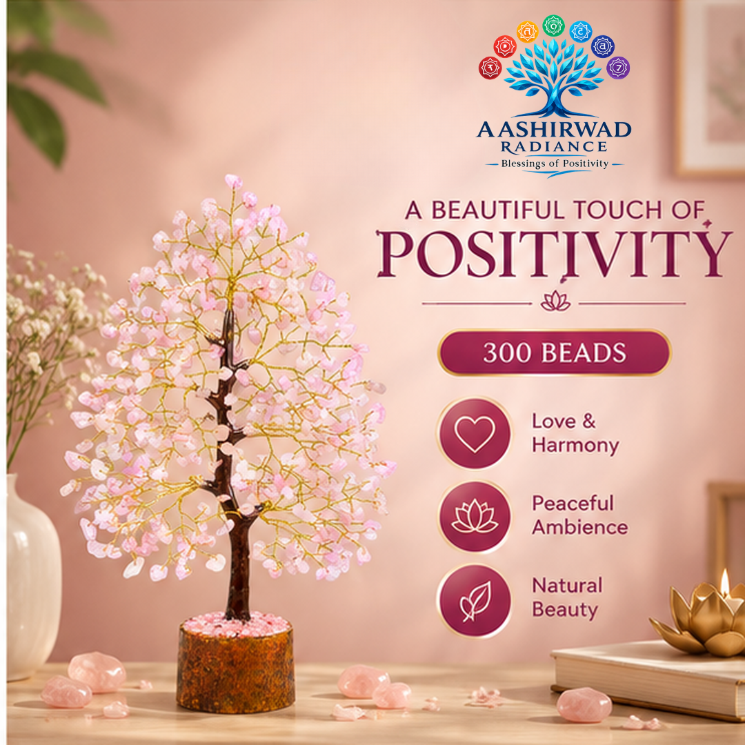 Rose Quartz Tree - 300 Beads | Reiki Energized
