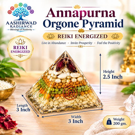 Annapurna Orgone Pyramid – Reiki Energized