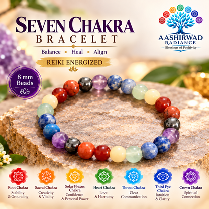 Seven Chakra Bracelet – Reiki Energized