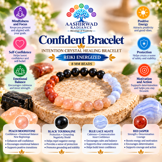 Confident Bracelet - Reiki Energized
