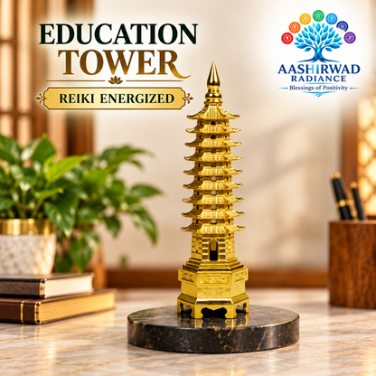 Education Tower (Wenchang Pagoda) – 5 Inches | Reiki Energized