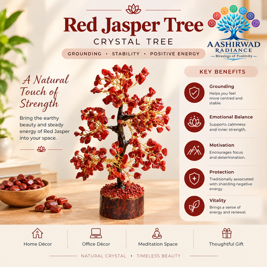 Red Jasper Tree – 300 Beads | Reiki Energized