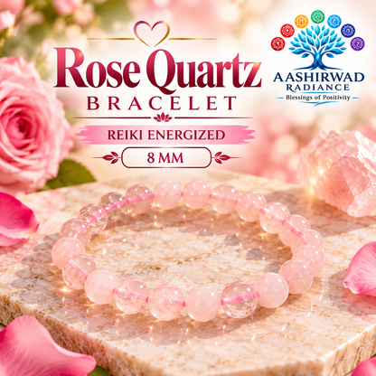 Rose Quartz Bracelet – Reiki Energized