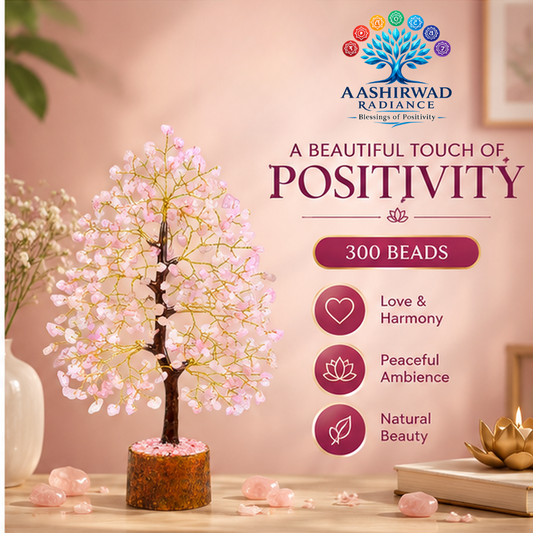 Rose Quartz Tree - 300 Beads | Reiki Energized