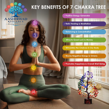 Seven Chakra Tree - 300 Beads | Reiki Energized