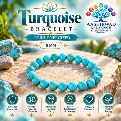 Turquoise Bracelet – Reiki Energized
